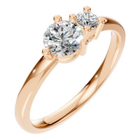 RI-9981 Rose Gold Ring SET - Main View