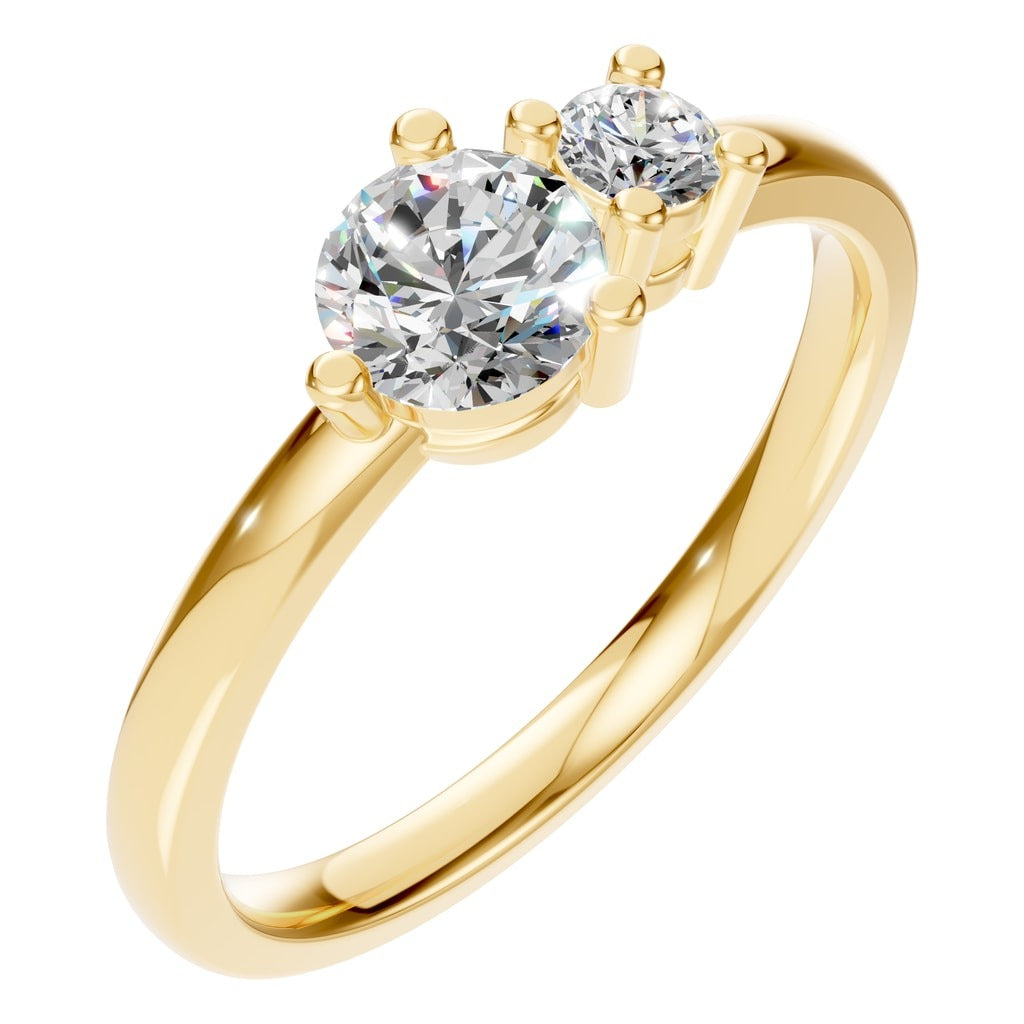 RI-9981 Yellow Gold Ring SET - Main View