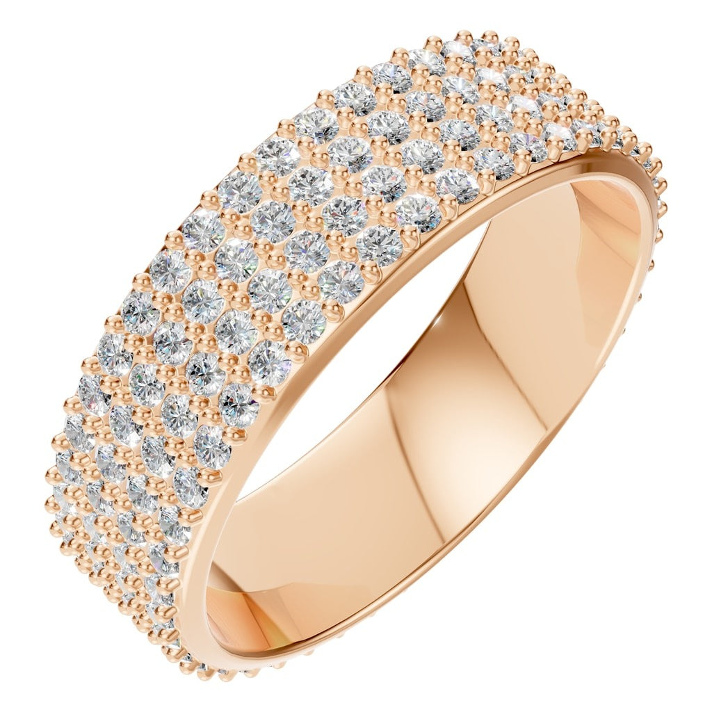 RI-9982 Rose Gold Ring SET - Main View