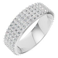 RI-9982 White Gold Ring SET - Main View