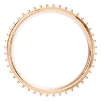 RI-9982 Rose Gold Ring UNSET - Top View