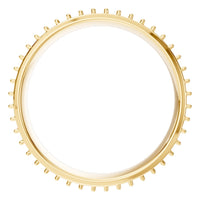 RI-9982 Yellow Gold Ring UNSET - Top View