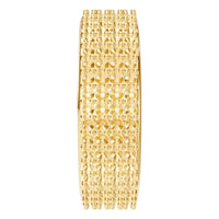 RI-9982 Yellow Gold Ring UNSET - Side View