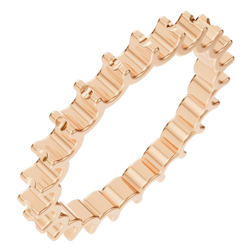 RI-9983 Rose Gold Ring UNSET - Main View