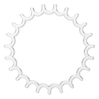 RI-9983 White Gold Ring UNSET - Top View