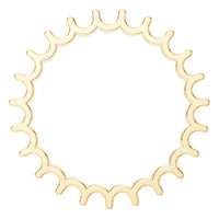 RI-9983 Yellow Gold Ring UNSET - Top View