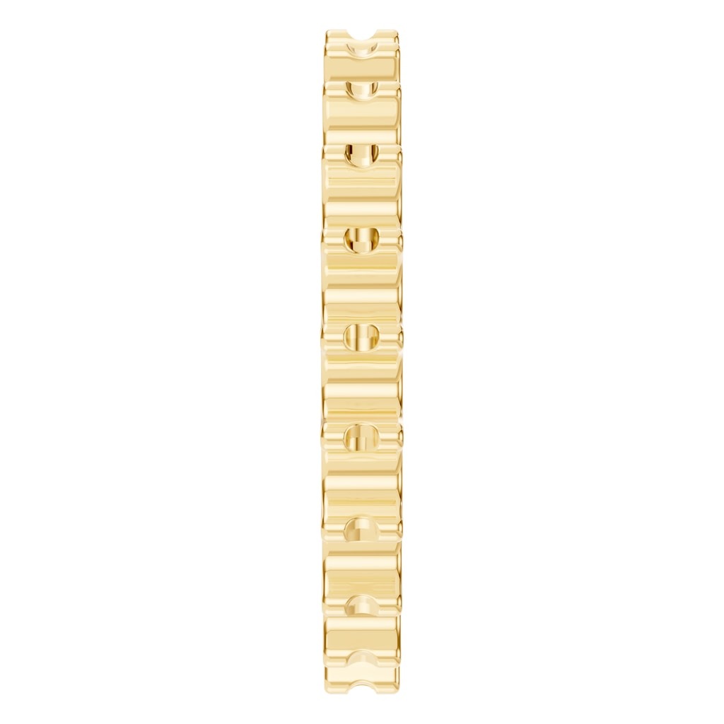 RI-9983 Yellow Gold Ring UNSET - Side View