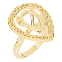 RI-9984 Yellow Gold Ring UNSET - Main View