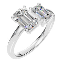 RI-9985 White Gold Ring SET - Main View