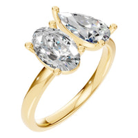 RI-9986 Yellow Gold Ring SET - Main View