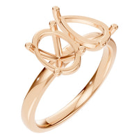 RI-9986 Rose Gold Ring UNSET - Main View