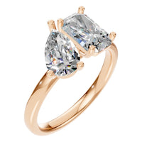 RI-9987 Rose Gold Ring SET - Main View