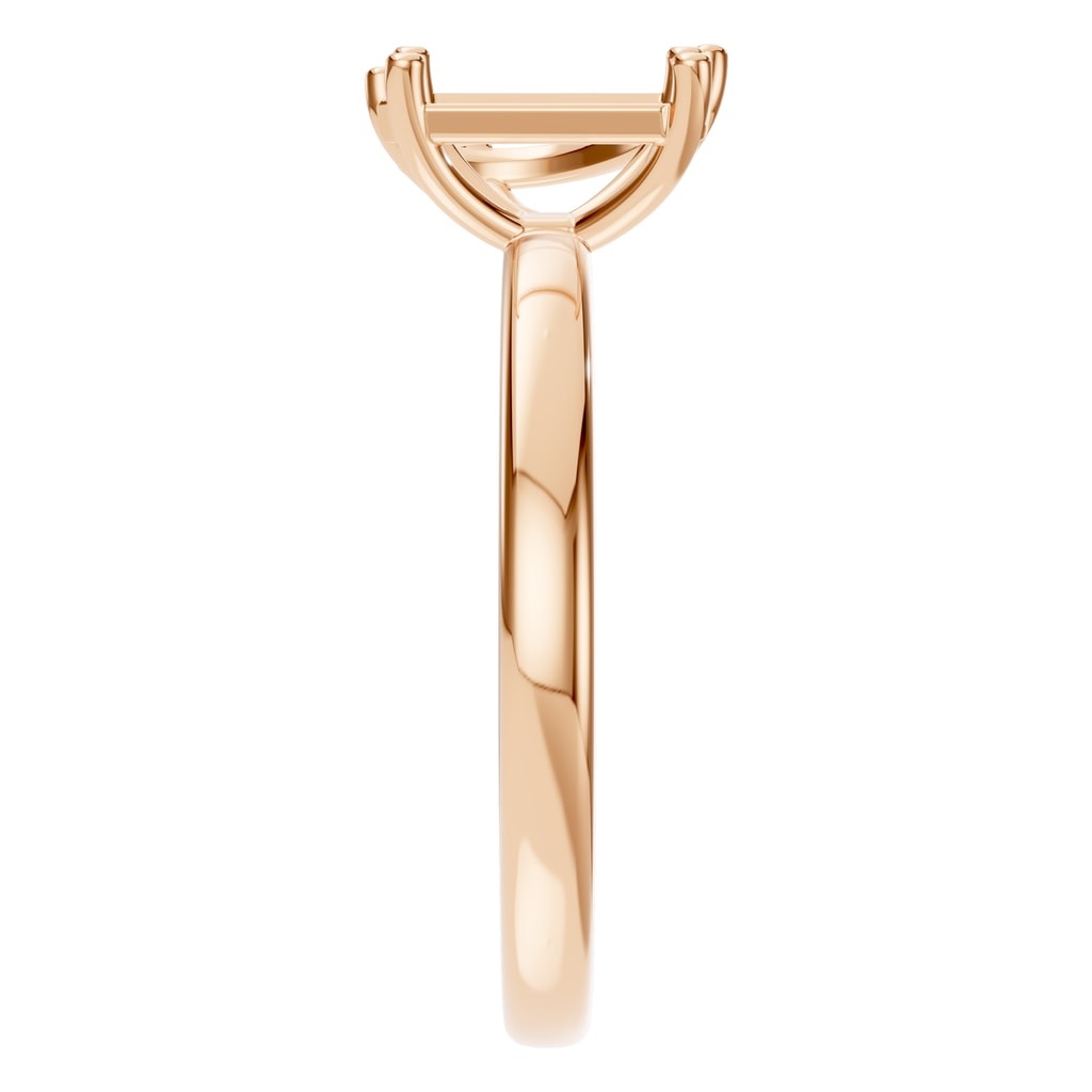 RI-9987 Rose Gold Ring UNSET - Side View