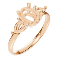 RI-9989 Rose Gold Ring UNSET - Main View