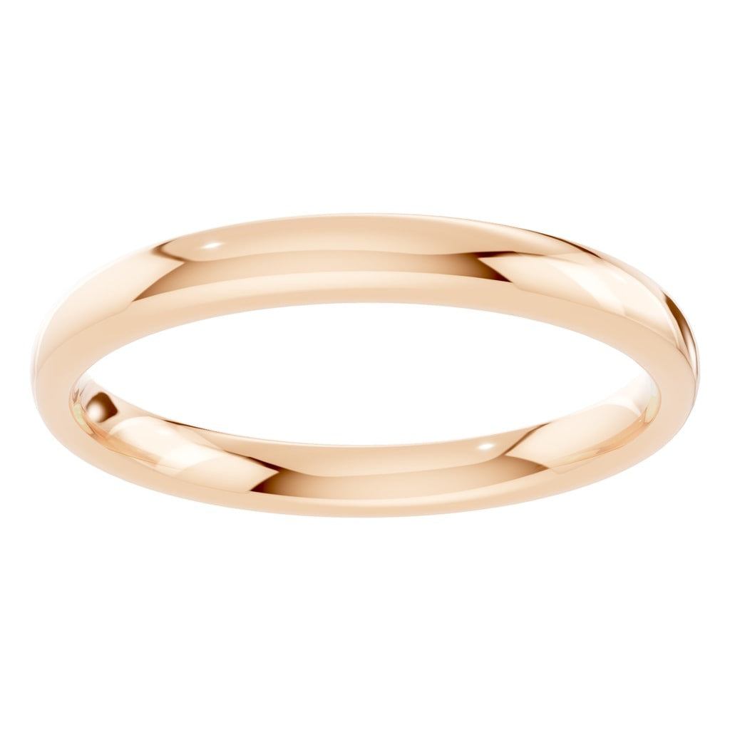 RI-9990 Rose Gold Ring UNSET - Front View
