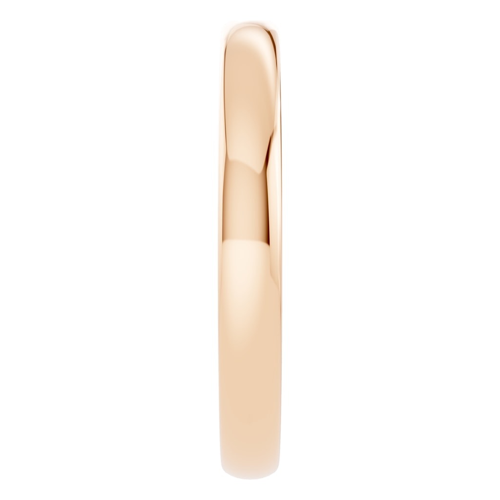 RI-9990 Rose Gold Ring UNSET - Side View
