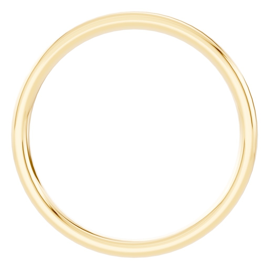 RI-9990 Yellow Gold Ring UNSET - Top View
