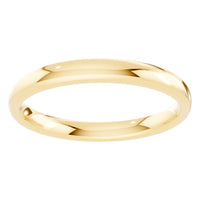 RI-9990 Yellow Gold Ring UNSET - Front View