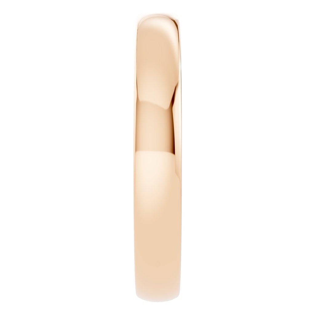 RI-9991 Rose Gold Ring UNSET - Side View