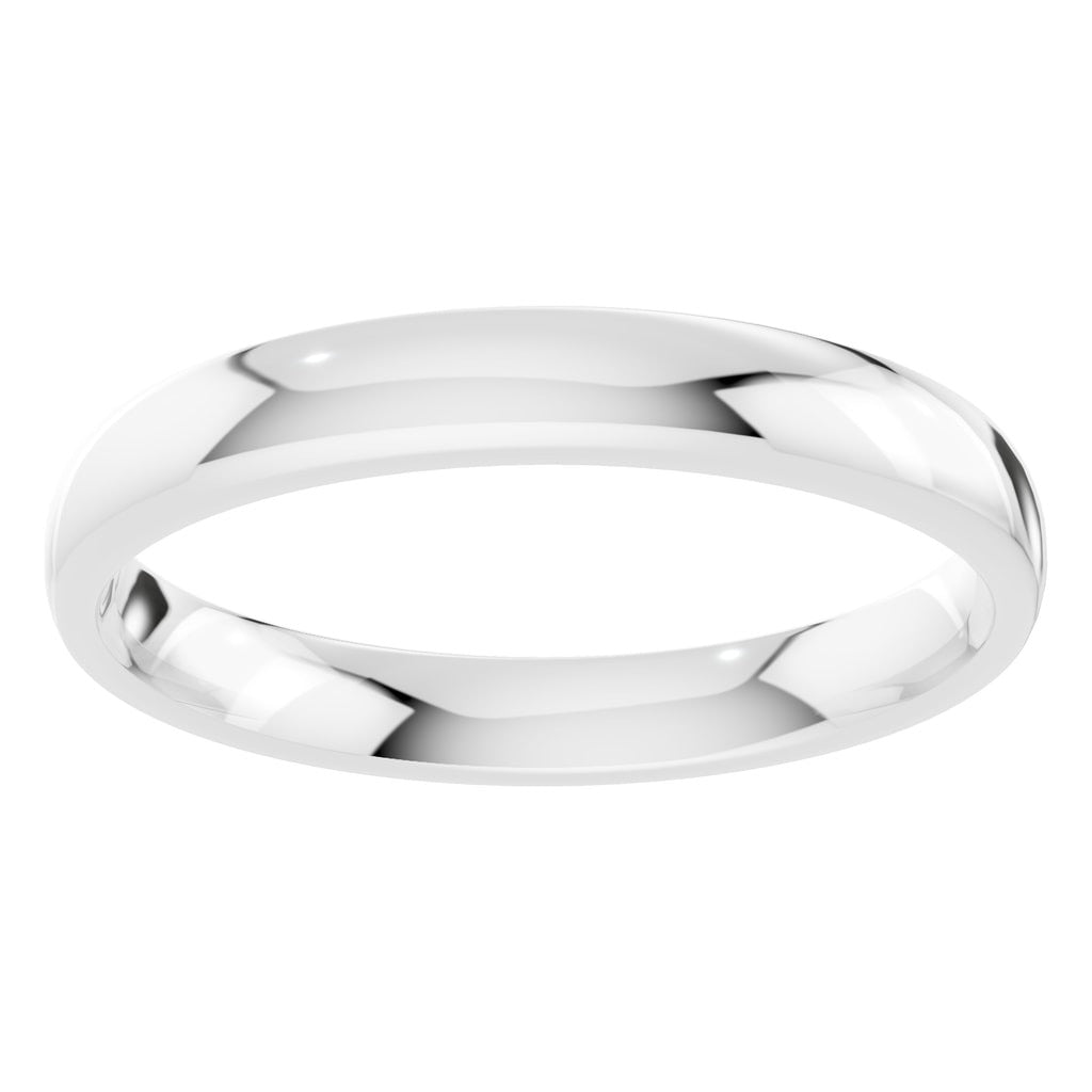 RI-9991 White Gold Ring UNSET - Front View
