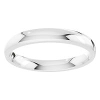 RI-9991 White Gold Ring UNSET - Front View