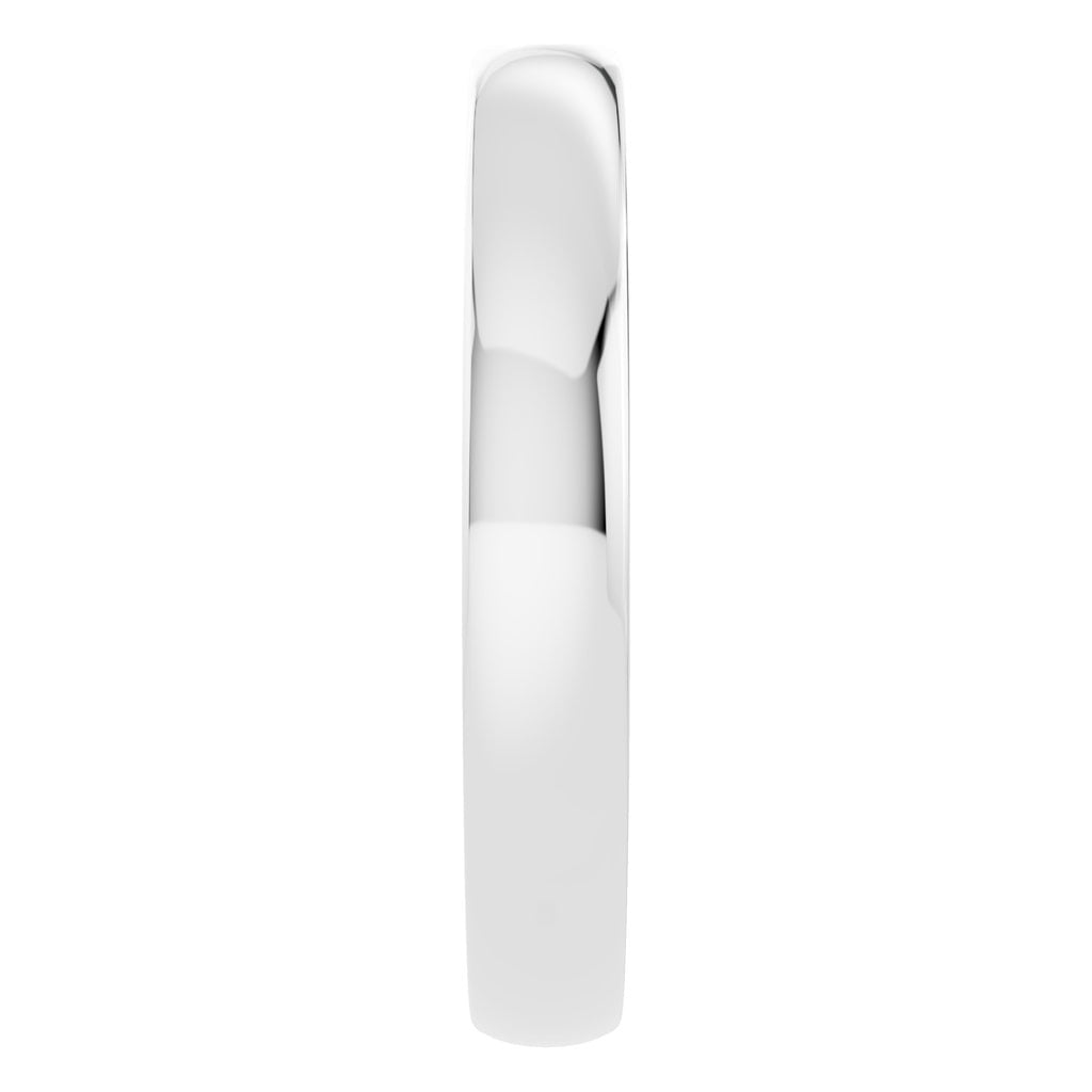 RI-9991 White Gold Ring UNSET - Side View