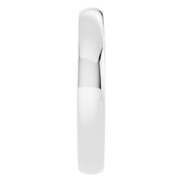 RI-9991 White Gold Ring UNSET - Side View