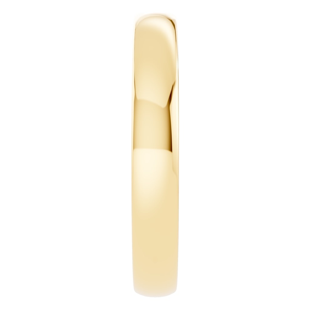 RI-9991 Yellow Gold Ring UNSET - Side View