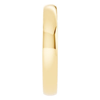 RI-9991 Yellow Gold Ring UNSET - Side View