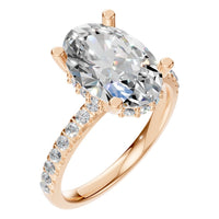 RI-9992 Rose Gold Ring SET - Main View
