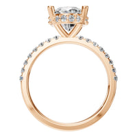 RI-9992 Rose Gold Ring SET - Top View