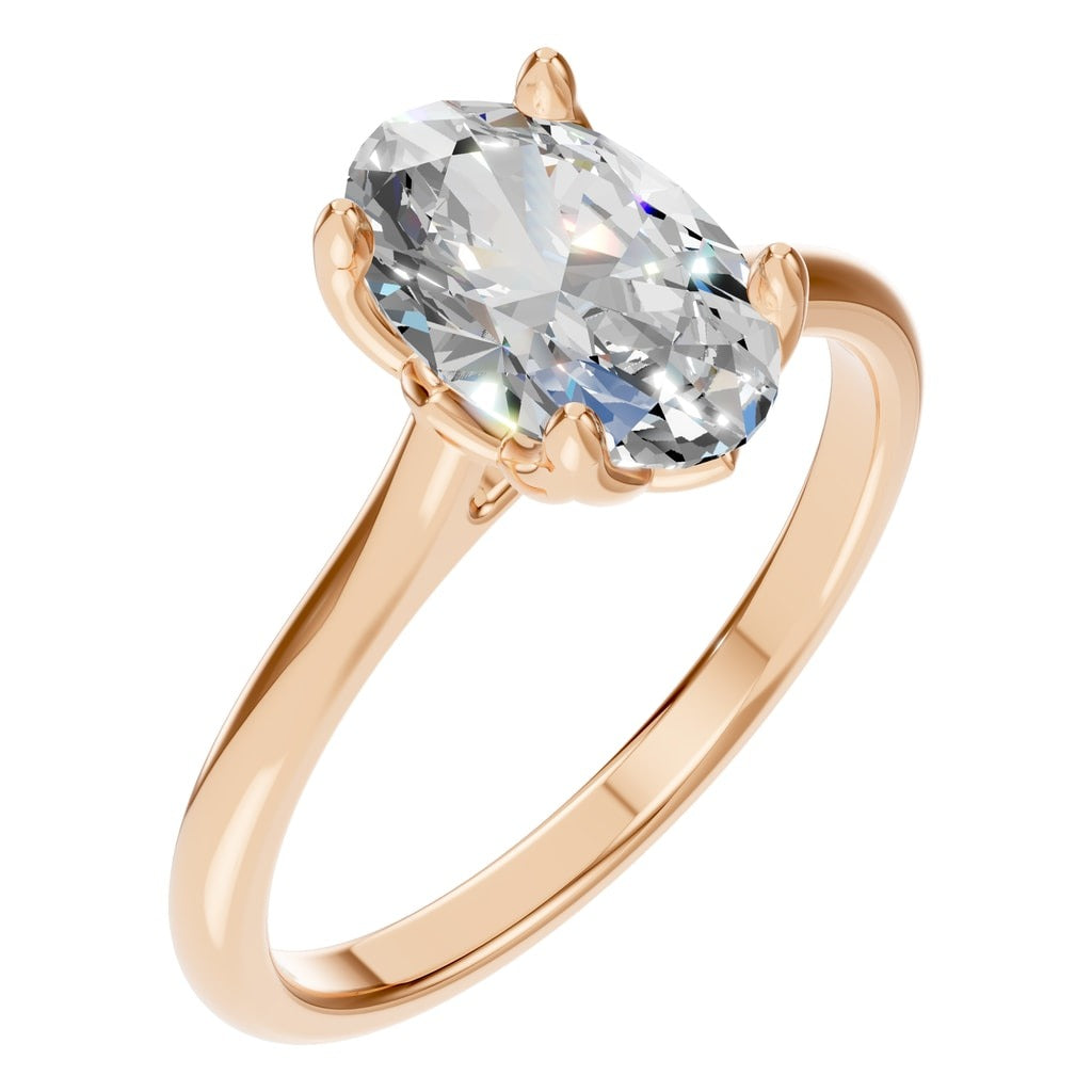 RI-9995 Rose Gold Ring SET - Main View