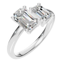 RI-9996 White Gold Ring SET - Main View