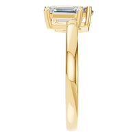RI-9996 Yellow Gold Ring SET - Side View