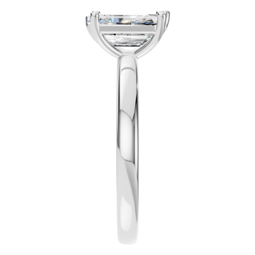 RI-9997 White Gold Ring SET - Side View