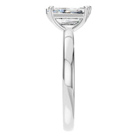 RI-9997 White Gold Ring SET - Side View