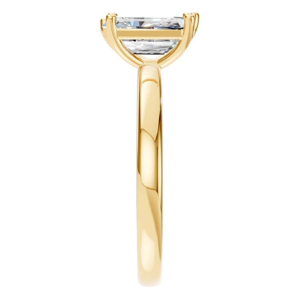RI-9997 Yellow Gold Ring SET - Side View