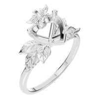 RI-9999 White Gold Ring UNSET - Main View