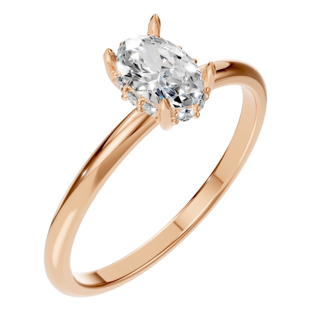 RI-9999 Rose Gold Ring SET - Main View