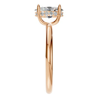 RI-9999 Rose Gold Ring SET - Side View