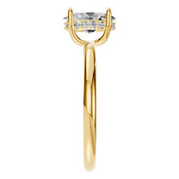 RI-9999 Yellow Gold Ring SET - Side View