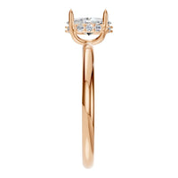 RI-9999 Rose Gold Ring SET - Side View