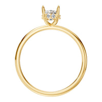 RI-9999 Yellow Gold Ring SET - Top View