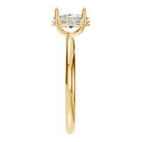 RI-9999 Yellow Gold Ring SET - Side View